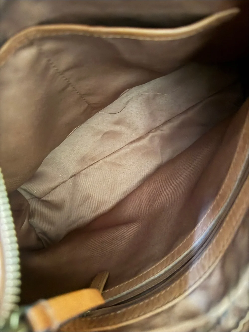 Brown Woven Leather Hobo Bag - Picture 3 of 7